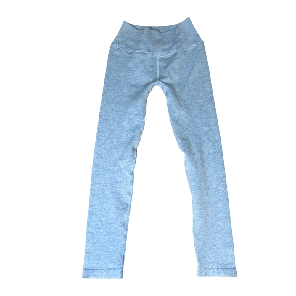 Spiritual Gangster Love Sculpt Heather Seamless Leggings Blue Haze M/L NEW
